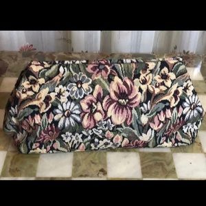 Vintage #Tapestry Hinged #Clutch/Purse